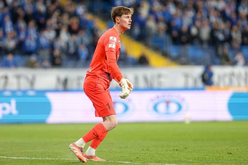 Football. Betclic I liga. Ruch Chorzow - Wieczysta Krakow. 11.04.2026