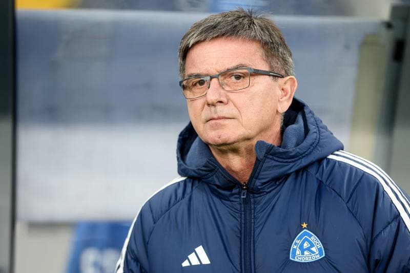 Football. Betclic I liga. Ruch Chorzow - Wieczysta Krakow. 11.04.2026