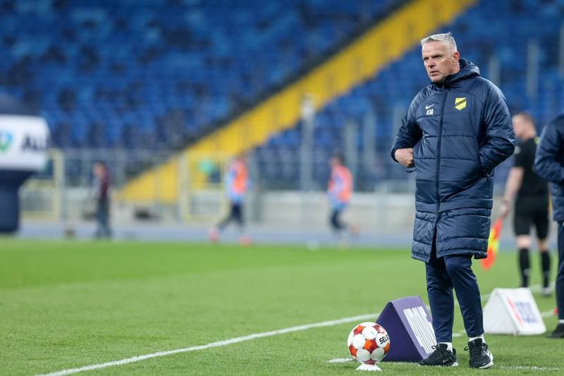 Football. Betclic I liga. Ruch Chorzow - Wieczysta Krakow. 11.04.2026