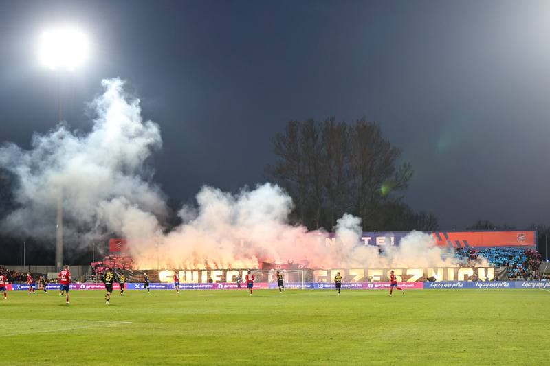 Football. STS Puchar Polski. Rakow Czestochowa - GKS Katowice. 09.04.2026