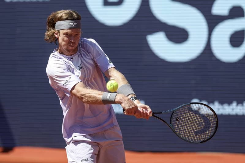 Tennis. Barcelona Open Banc Sabadell. Andrey Rublev - Lorenzo Sonego. 16.04.2026