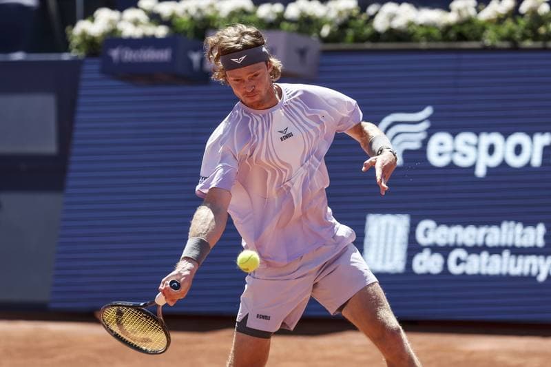 Tennis. Barcelona Open Banc Sabadell. Andrey Rublev - Lorenzo Sonego. 16.04.2026