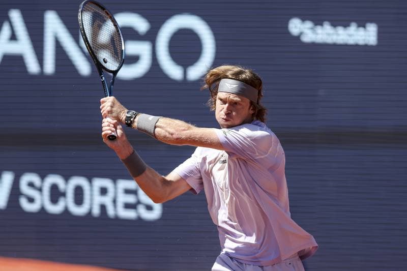 Tennis. Barcelona Open Banc Sabadell. Andrey Rublev - Lorenzo Sonego. 16.04.2026