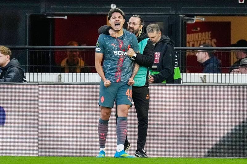 Football. UEFA Conference League. AZ Alkmaar - Shakhtar Donetsk. 16.04.2026