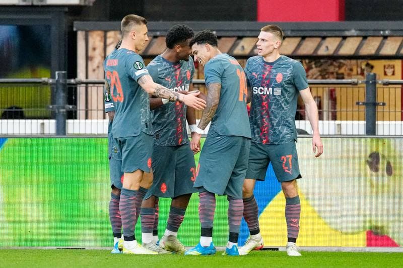 Football. UEFA Conference League. AZ Alkmaar - Shakhtar Donetsk. 16.04.2026