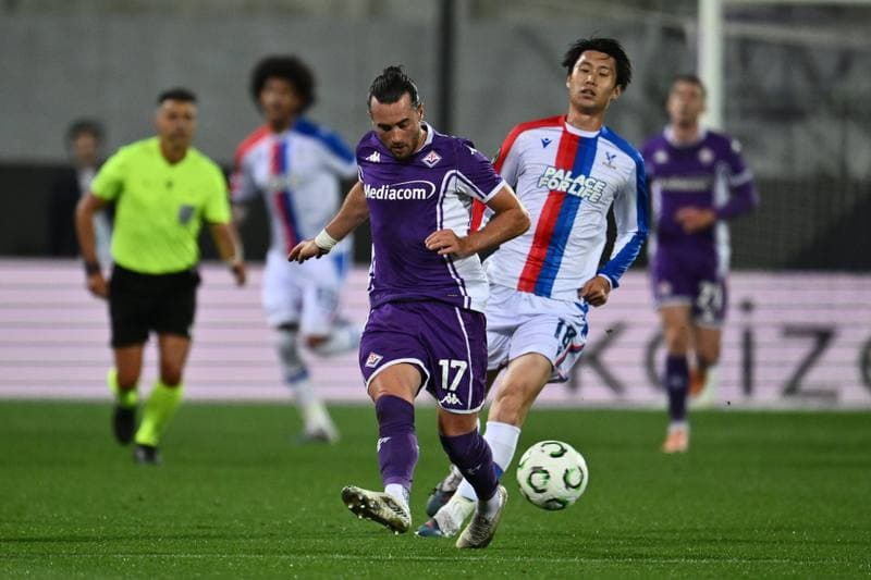 Football. UEFA Conference League. ACF Fiorentina - Crystal Palace FC. 16.04.2026