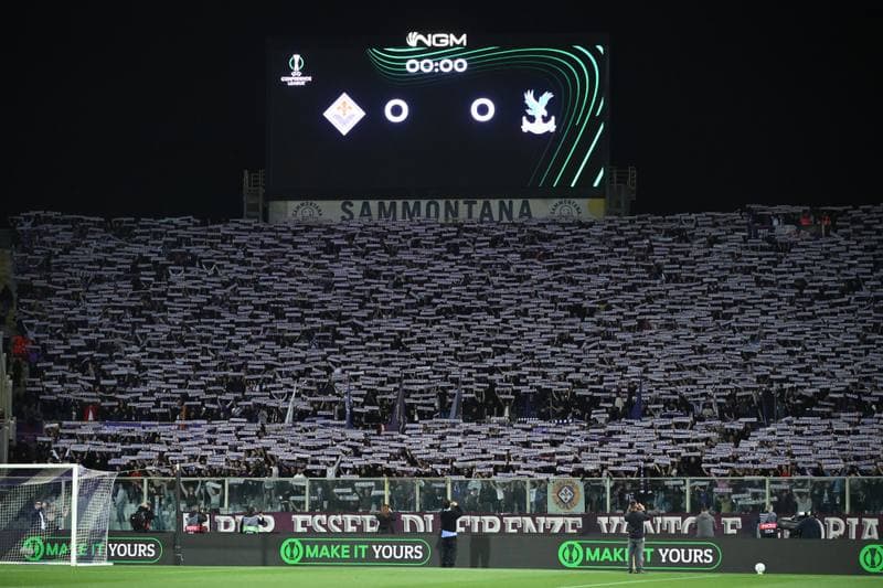 Football. UEFA Conference League. ACF Fiorentina - Crystal Palace FC. 16.04.2026