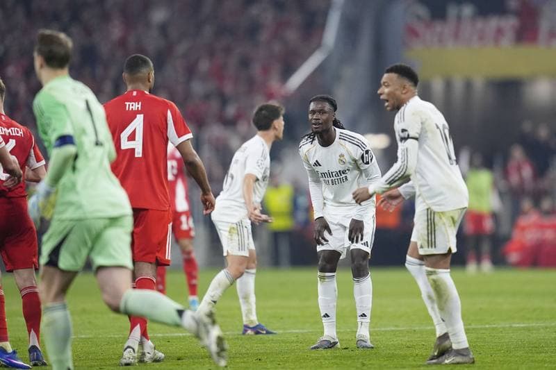 Football. UEFA Champions League. Bayern Munich - Real Madrid. 15.04.2026