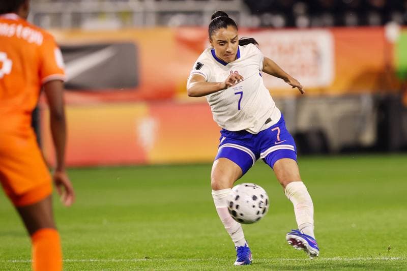 Football. FIFA Women's World Cup Qualifiers. Netherlands - France. 14.04.2026