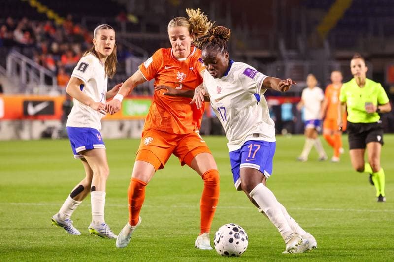 Football. FIFA Women's World Cup Qualifiers. Netherlands - France. 14.04.2026