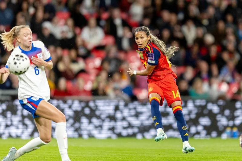 Football. FIFA Women's World Cup Qualifiers. England - Spain. 14.04.2026
