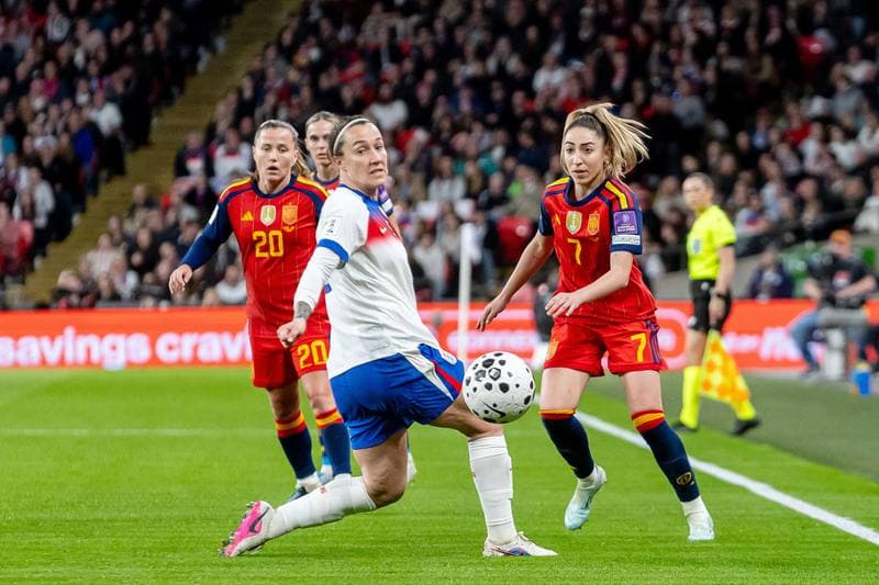 Football. FIFA Women's World Cup Qualifiers. England - Spain. 14.04.2026