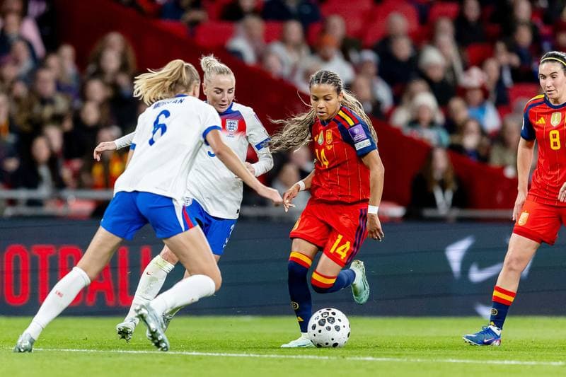 Football. FIFA Women's World Cup Qualifiers. England - Spain. 14.04.2026