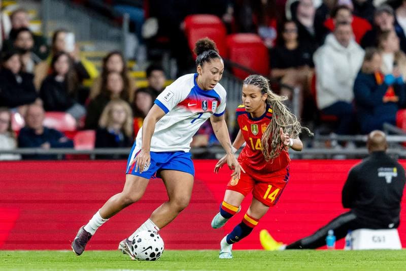 Football. FIFA Women's World Cup Qualifiers. England - Spain. 14.04.2026