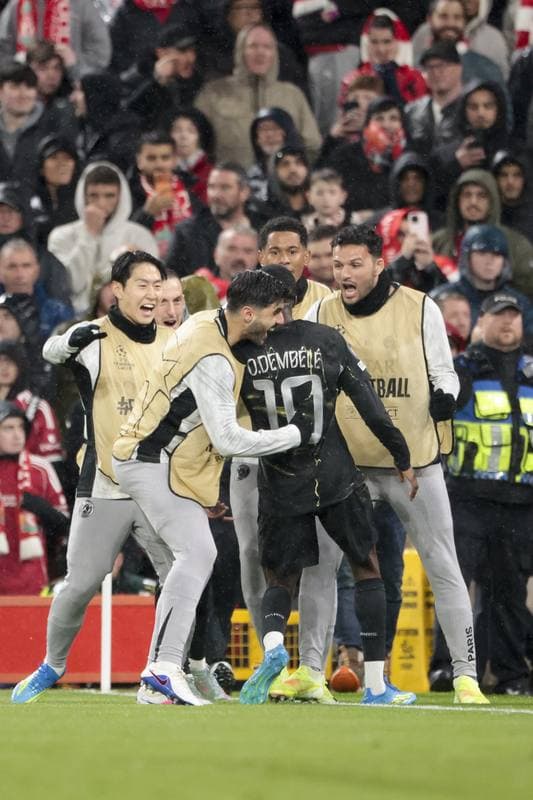 Football. UEFA Champions League. Liverpool - Paris Saint-Germain. 14.04.2026