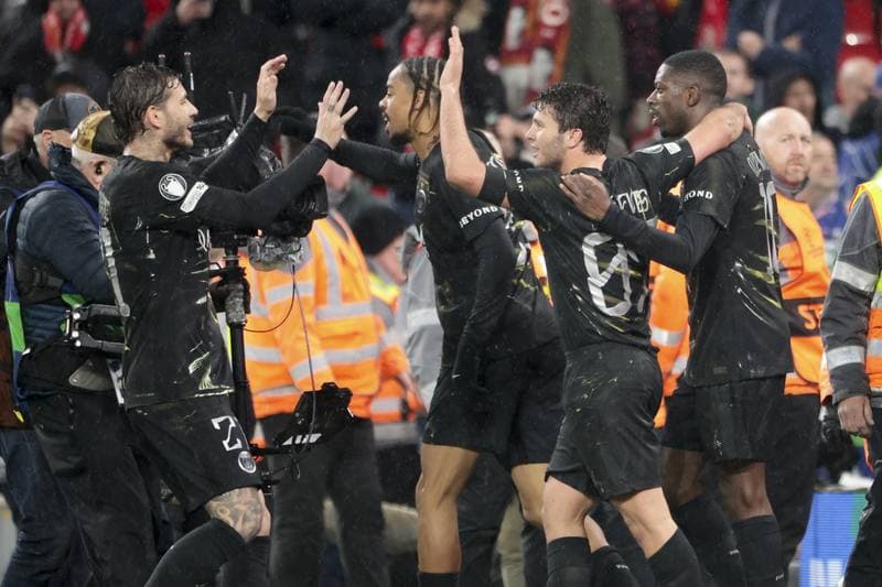 Football. UEFA Champions League. Liverpool - Paris Saint-Germain. 14.04.2026