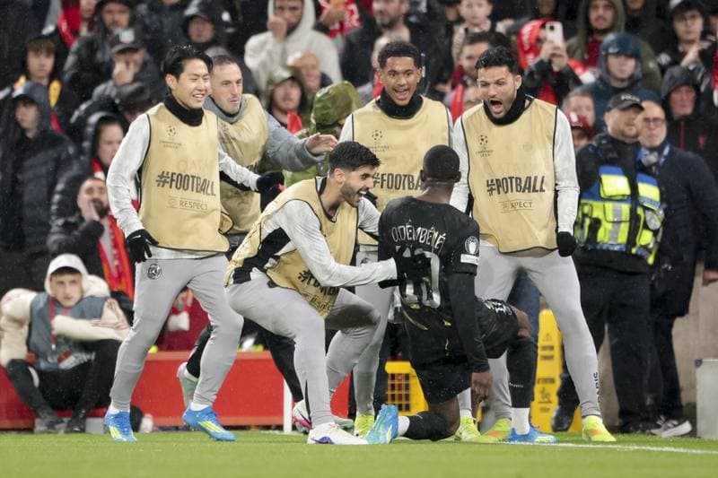 Football. UEFA Champions League. Liverpool - Paris Saint-Germain. 14.04.2026