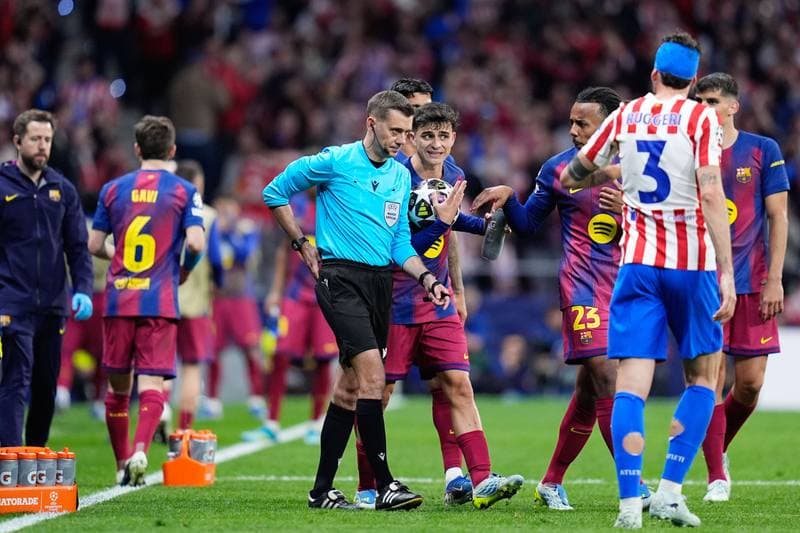 Football. UEFA Champions League. Atletico Madrid - FC Barcelona. 14.04.2026