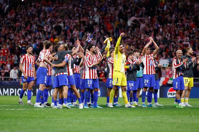 Football. UEFA Champions League. Atletico Madrid - FC Barcelona. 14.04.2026