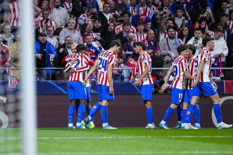 Football. UEFA Champions League. Atletico Madrid - FC Barcelona. 14.04.2026