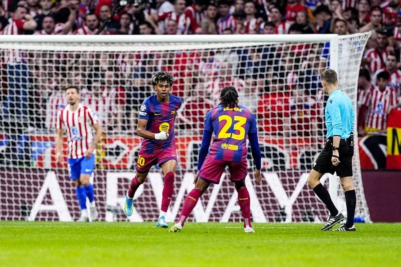 Football. UEFA Champions League. Atletico Madrid - FC Barcelona. 14.04.2026