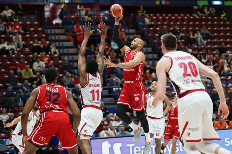 Basketball. LBA Lega Basket Serie A. EA7 Emporio Armani Milano - Una Hotels Reggio Emilia. 05.04.2026