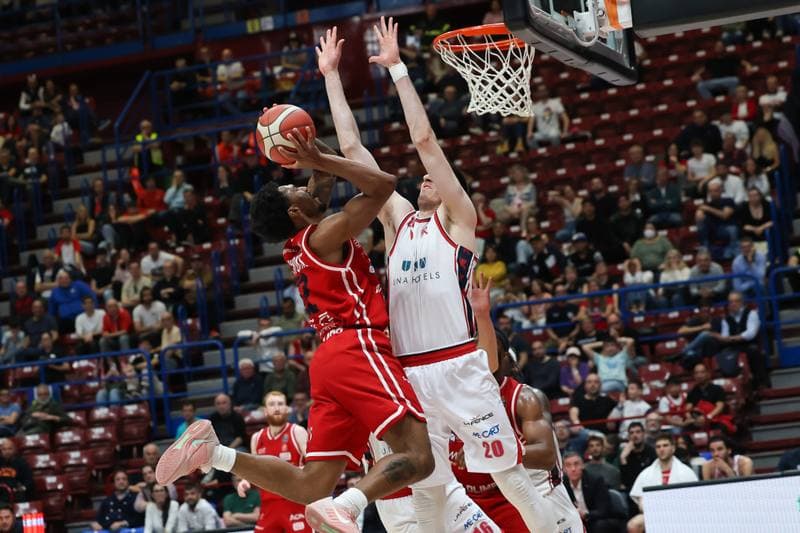 Basketball. LBA Lega Basket Serie A. EA7 Emporio Armani Milano - Una Hotels Reggio Emilia. 05.04.2026