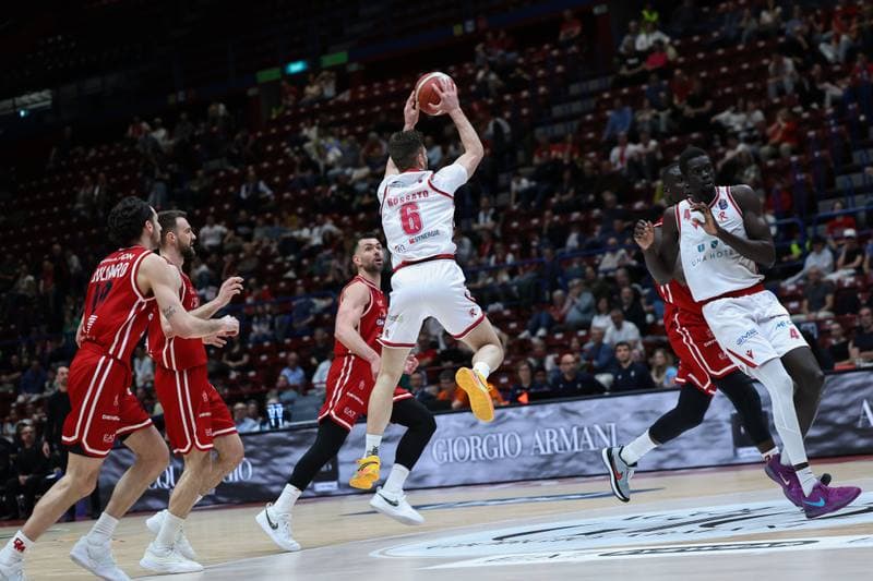 Basketball. LBA Lega Basket Serie A. EA7 Emporio Armani Milano - Una Hotels Reggio Emilia. 05.04.2026