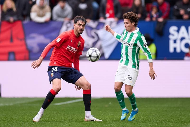 Football. La Liga. CA Osasuna - Real Betis. 12.04.2026