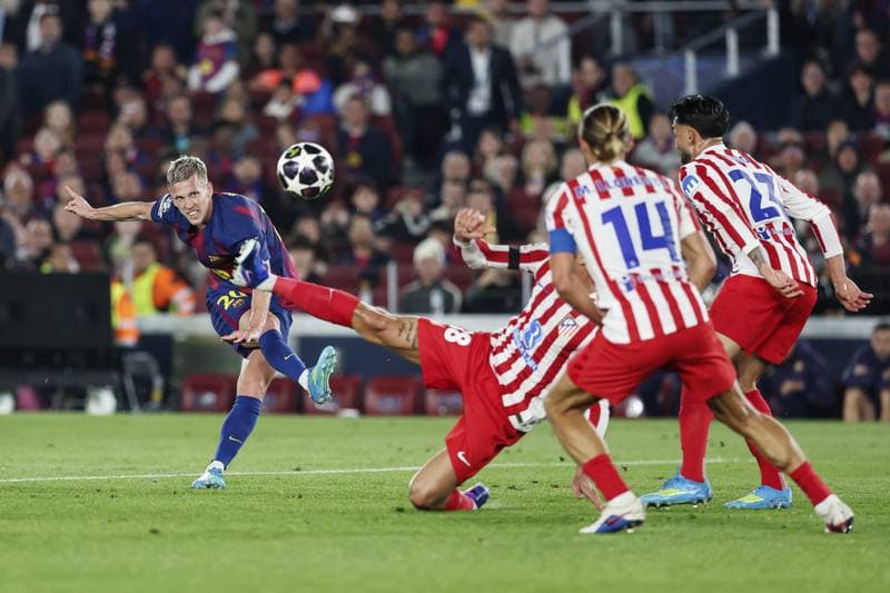 Football. UEFA Champions League. FC Barcelona - Atletico Madrid. 08.04.2026