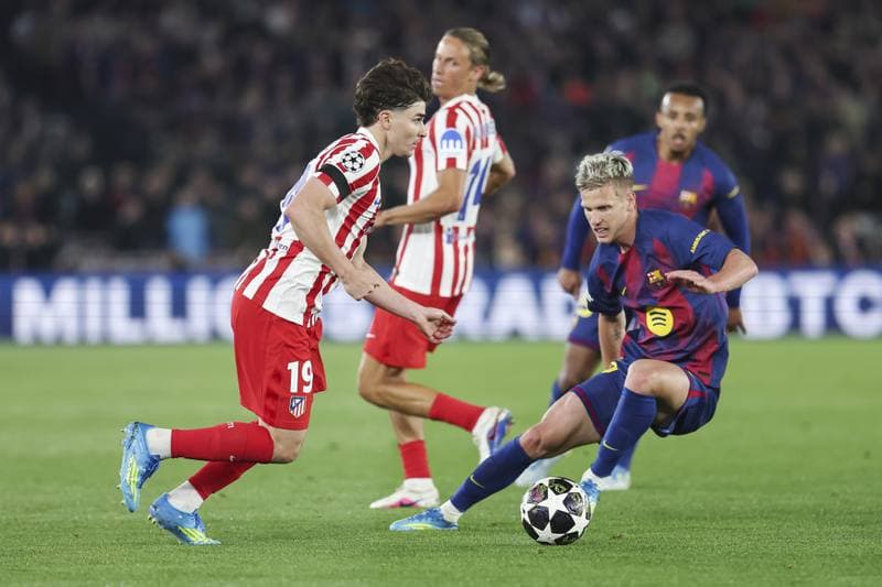 Football. UEFA Champions League. FC Barcelona - Atletico Madrid. 08.04.2026