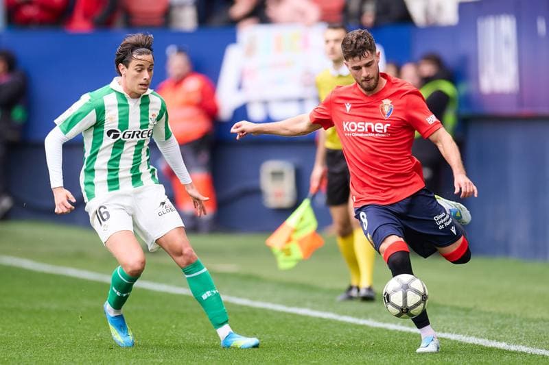 Football. La Liga. CA Osasuna - Real Betis. 12.04.2026