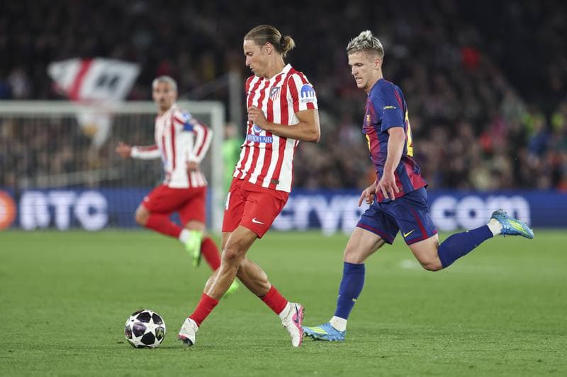 Football. UEFA Champions League. FC Barcelona - Atletico Madrid. 08.04.2026