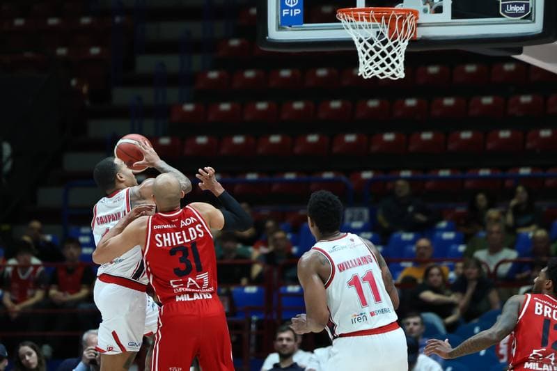 Basketball. LBA Lega Basket Serie A. EA7 Emporio Armani Milano - Una Hotels Reggio Emilia. 05.04.2026