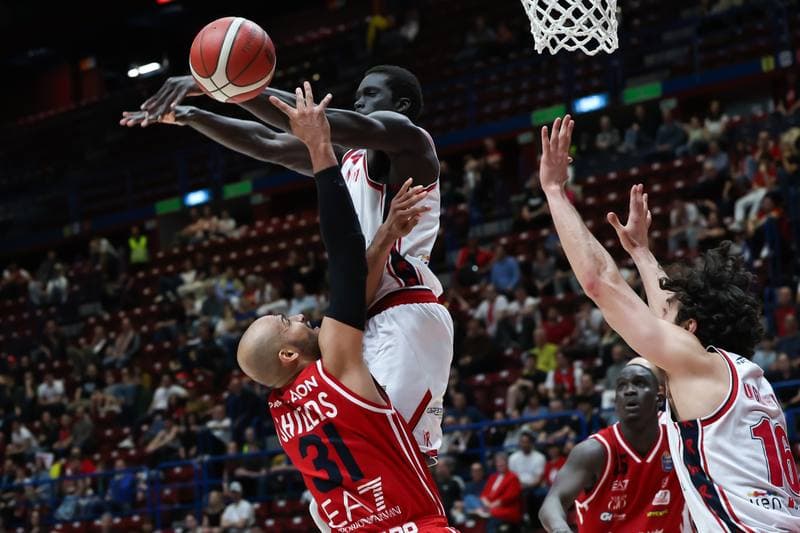 Basketball. LBA Lega Basket Serie A. EA7 Emporio Armani Milano - Una Hotels Reggio Emilia. 05.04.2026