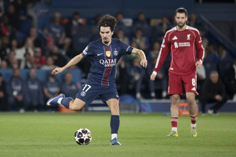 Football. UEFA Champions League. Paris Saint-Germain - Liverpool. 08.04.2026