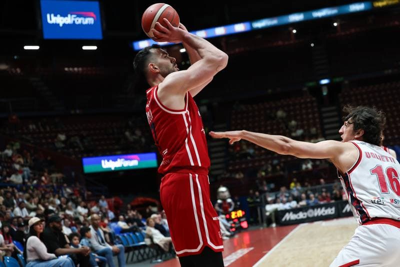 Basketball. LBA Lega Basket Serie A. EA7 Emporio Armani Milano - Una Hotels Reggio Emilia. 05.04.2026