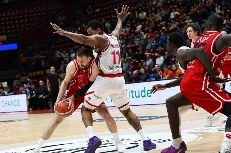 Basketball. LBA Lega Basket Serie A. EA7 Emporio Armani Milano - Una Hotels Reggio Emilia. 05.04.2026