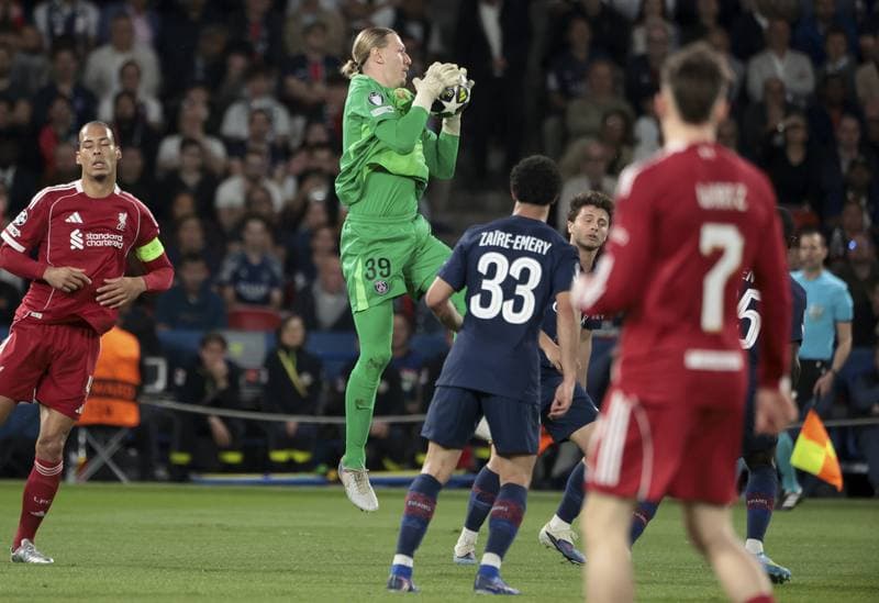 Football. UEFA Champions League. Paris Saint-Germain - Liverpool. 08.04.2026