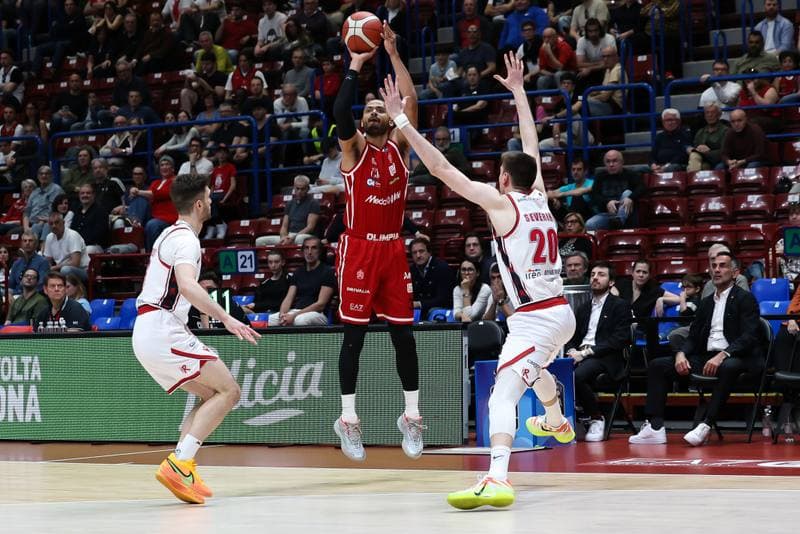 Basketball. LBA Lega Basket Serie A. EA7 Emporio Armani Milano - Una Hotels Reggio Emilia. 05.04.2026