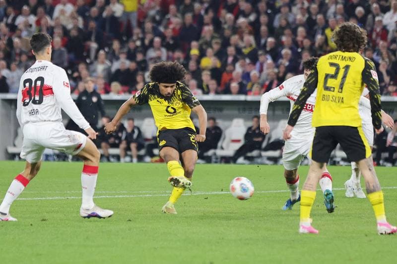 Football. Bundesliga. VfB Stuttgart - Borussia Dortmund. 04.04.2026