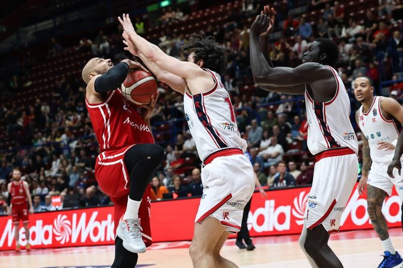 Basketball. LBA Lega Basket Serie A. EA7 Emporio Armani Milano - Una Hotels Reggio Emilia. 05.04.2026
