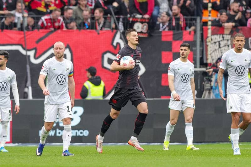 Football. Bundesliga. Bayer 04 Leverkusen - VfL Wolfsburg. 04.04.2026
