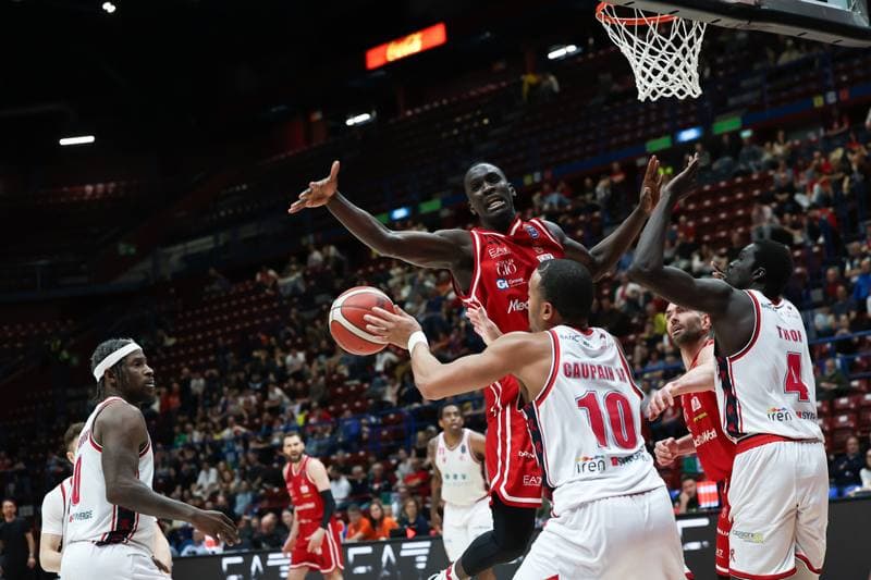 Basketball. LBA Lega Basket Serie A. EA7 Emporio Armani Milano - Una Hotels Reggio Emilia. 05.04.2026