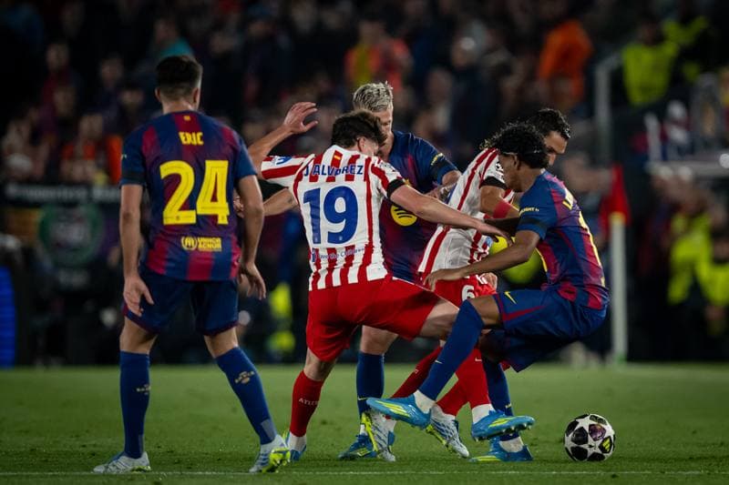 Football. UEFA Champions League. FC Barcelona - Atletico Madrid. 08.04.2026