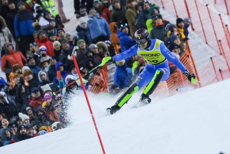 Alpine Skiing. Audi FIS Ski World Cup. Men's Slalom. 07.01.2026