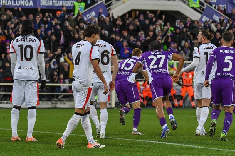 Football. Serie A. ACF Fiorentina - AC Milan. 11.01.2026