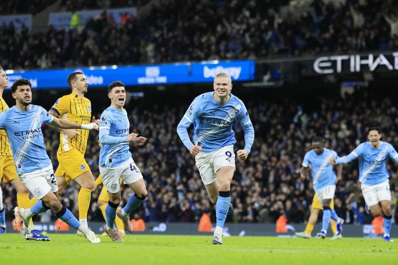 Football. Premier League. Manchester City - Brighton. 07.01.2026
