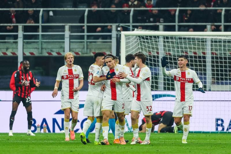 Football. Serie A. AC Milan - Genoa CFC. 08.01.2026