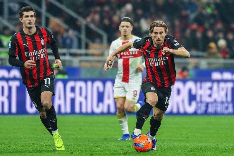 Football. Serie A. AC Milan - Genoa CFC. 08.01.2026